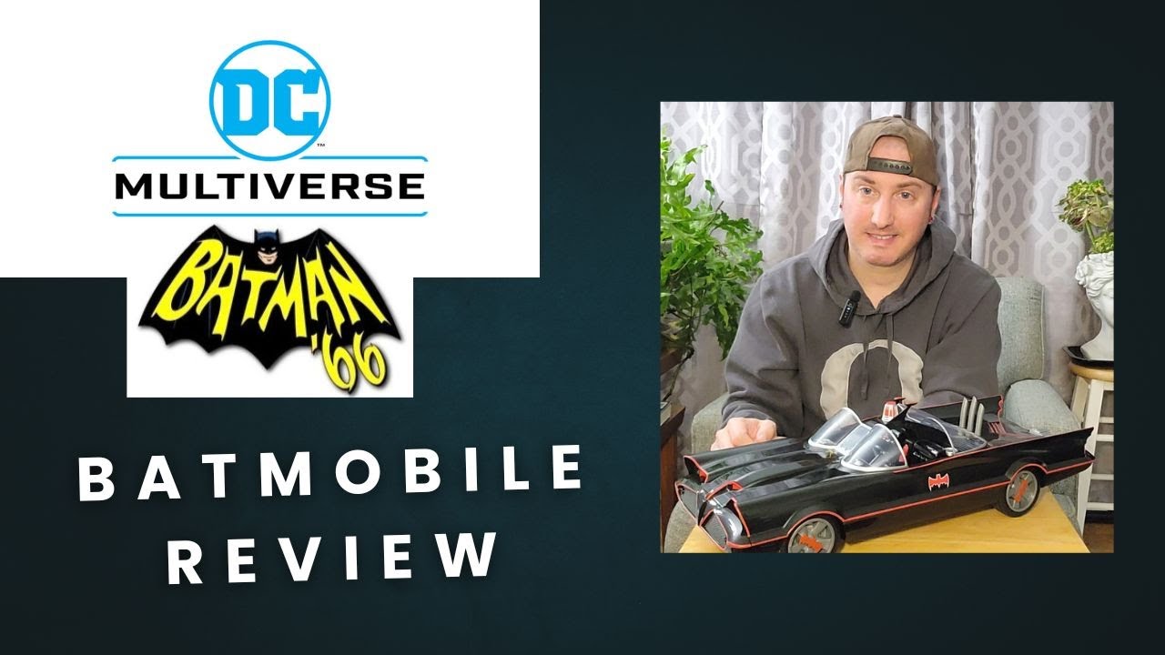 ALL NEW McFarlane Multiverse Batman Classic '66 Batmobile Review