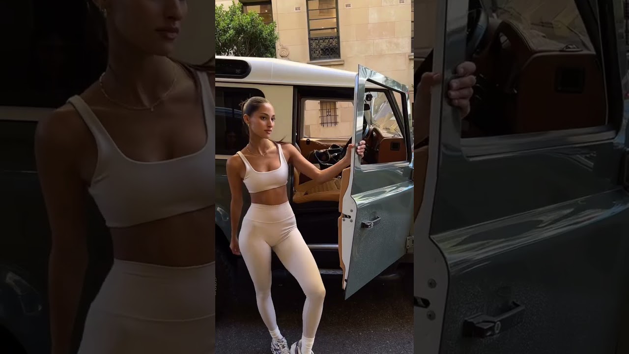 Flattering High Waist Leggings Outfit ✨ #shorts #fashion