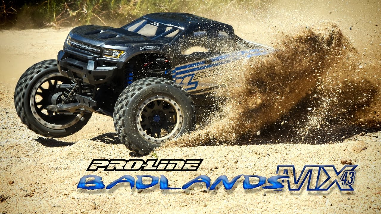 Pro-Line Badlands MX43 Pro-Loc Tires & Impulse Pro-Loc Wheels for X-MAXX