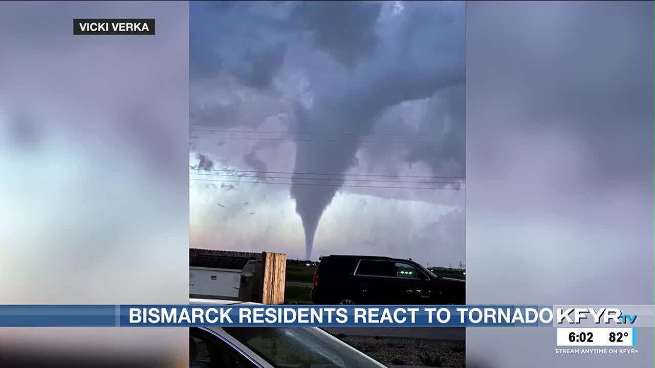 Bismarck residents react to tornado