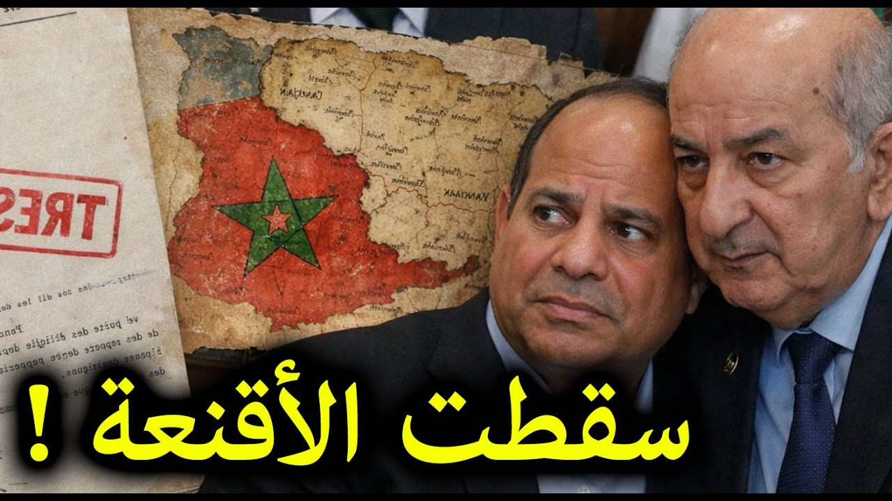 صادم .. وثائق فرنسية تؤكد مغربية الصحراء الشرقية  تندوف و حقيقة التحالف الجزائري المصري ضد المغرب