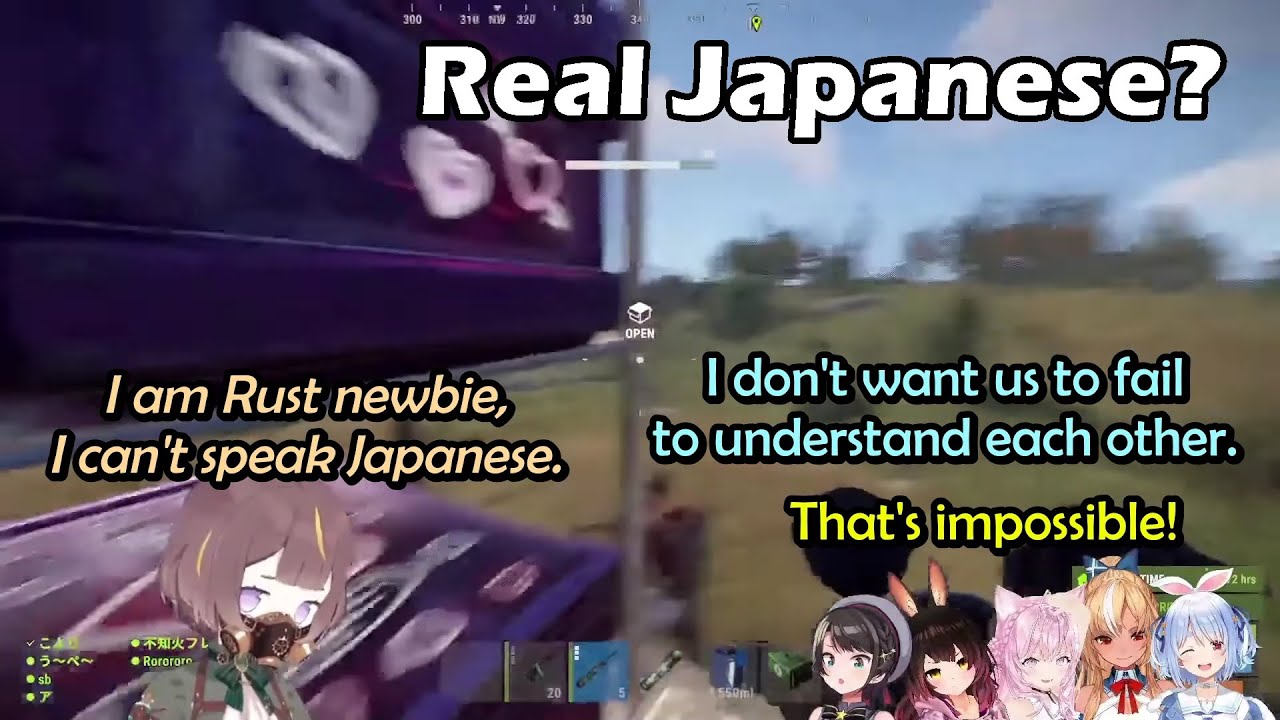 Everyone is Amazed by Anya's Fluent Japanese When Introducing Herself In HoloRust War