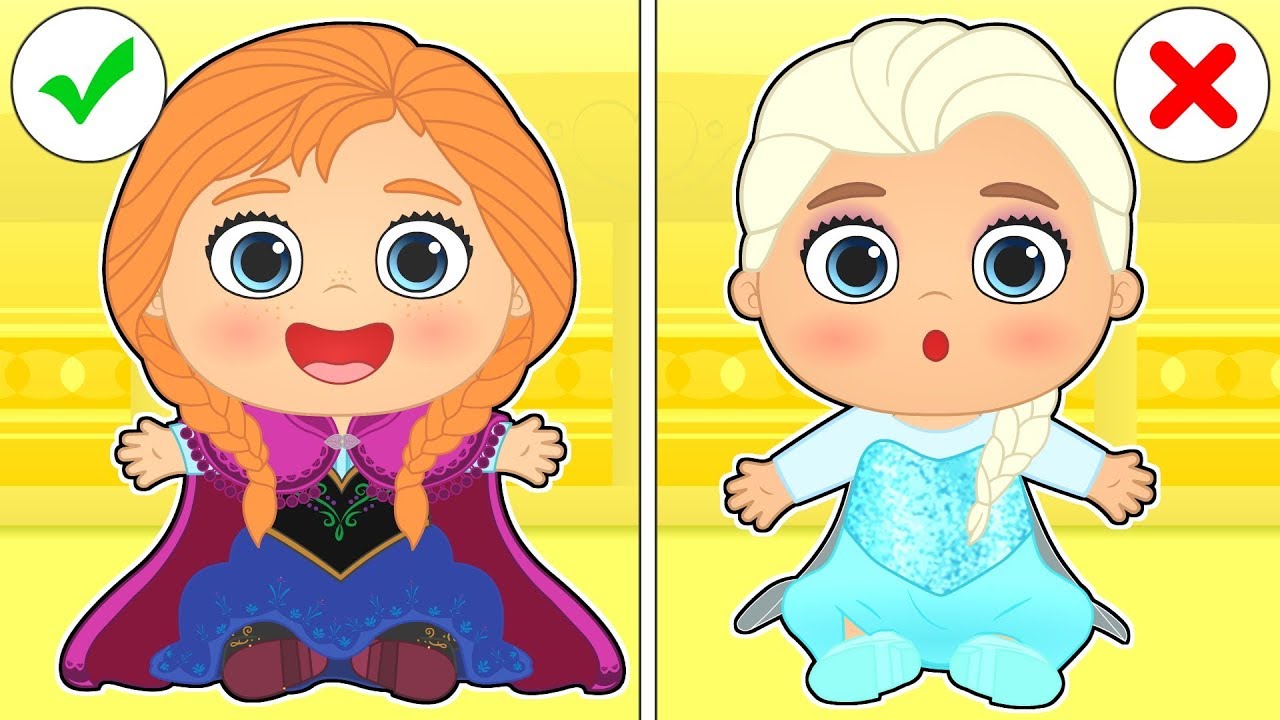 BABY ALEX AND LILY 🦌❄ Dress up like the Ice Princess and his Boyfriend | Cartoons for Children
