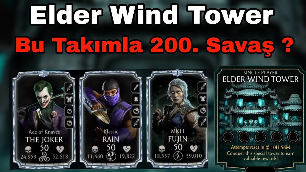 Düşük Evrim Takımla 200. Savaşı Yenmek ? | Elder Wind Tower Boss Savaşı 200