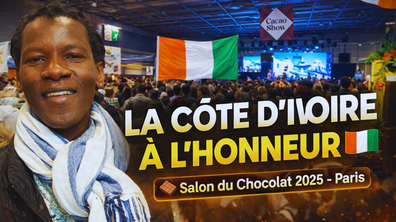 La Côte d’Ivoire à l’honneur au Salon du Chocolat 2025 🇨🇮🍫 | Une fierté mondiale