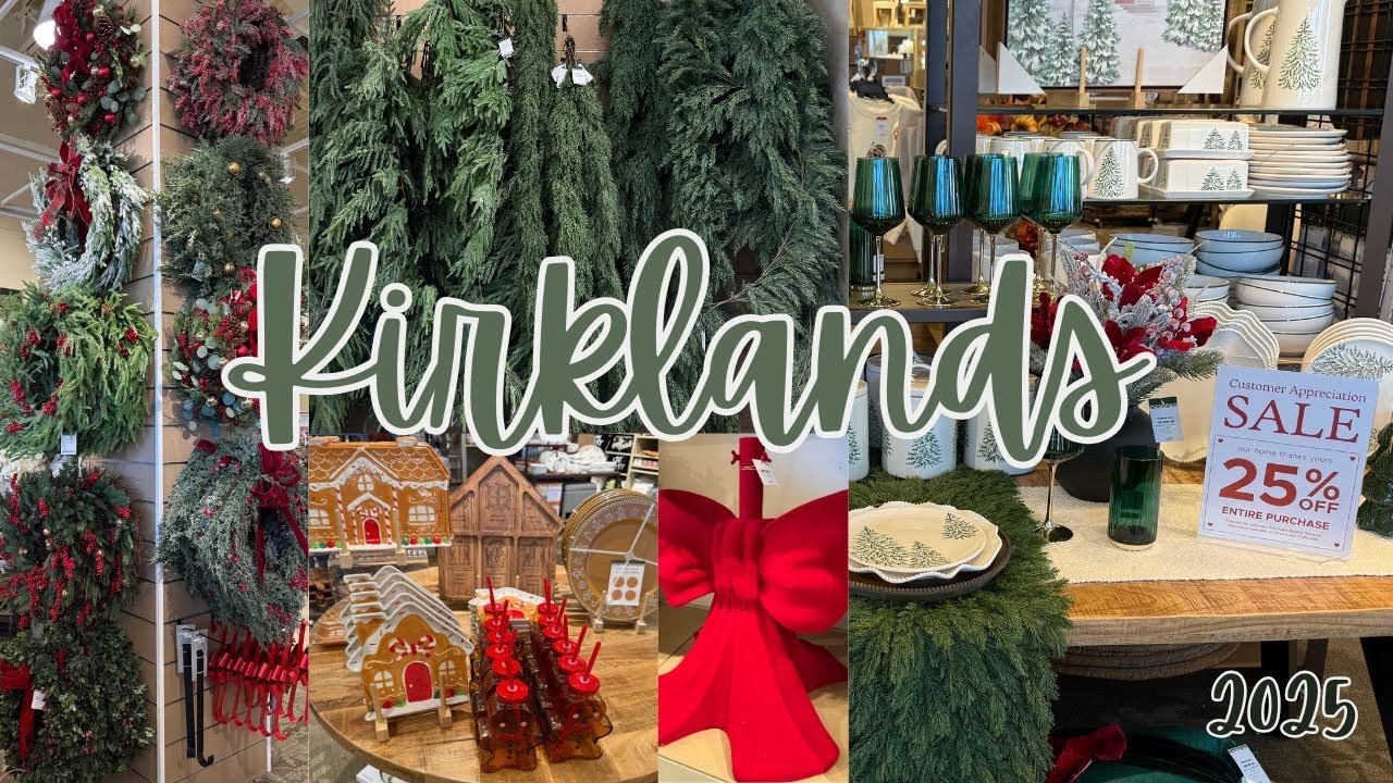 Рождественский декор от Kirkland: шопинг со мной 2025 | Кухня, столовая и декор