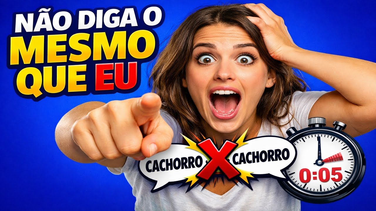 NÃO DIGA O MESMO QUE EU NÍVEL IMPOSSÍVEL ❌🤯 (Você Vai Perder!)