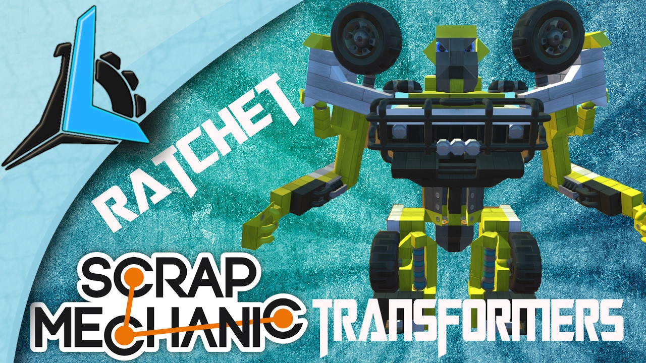 RATCHET- Scrap Mechanic Transformers (Showcase) (HD)