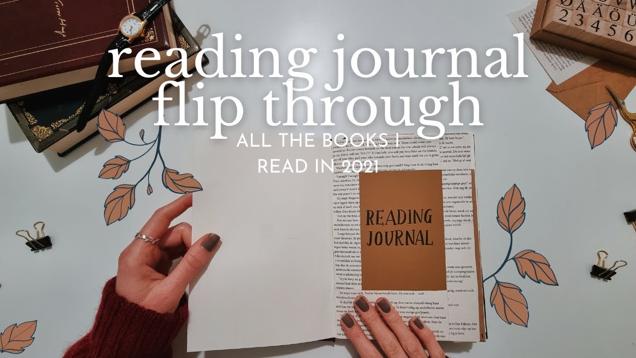 Reading journal flip through | all the book spreads I made in 2021 | scrapbook | bullet journal