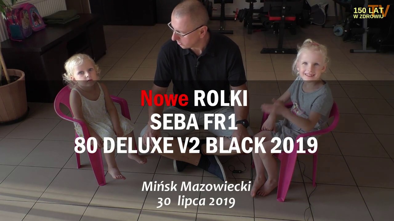Rolki 023 Nowe rolki   ROLKI SEBA FR1 80 DELUXE V2 BLACK 2019
