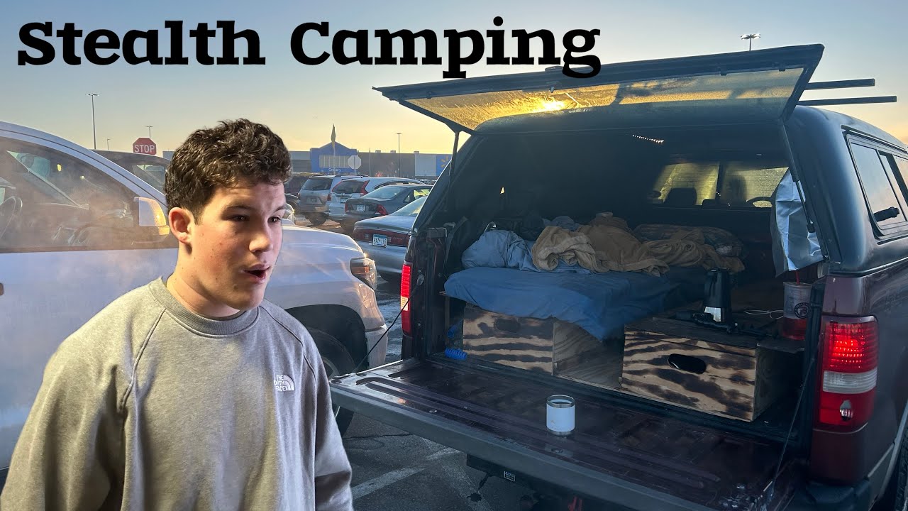Stealth Truck Camping At a Walmart 