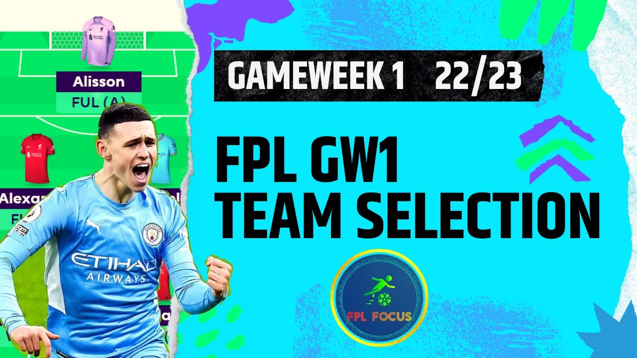 FPL Focus...GW1 TEAM SELECTION