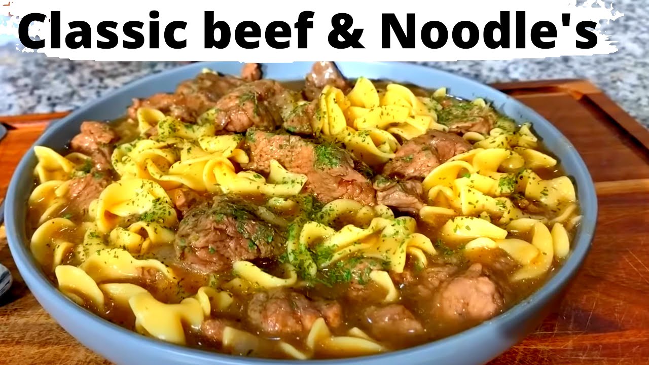 Homemade Beef and Noodles Recipe