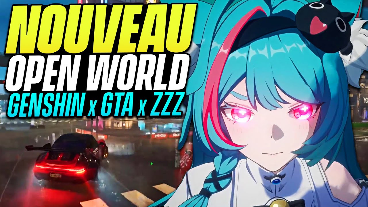 NOUVEAU OPEN WORLD GACHA ! Réaction à Neverness to Everness (Gameplay GTA & Genshin Like)