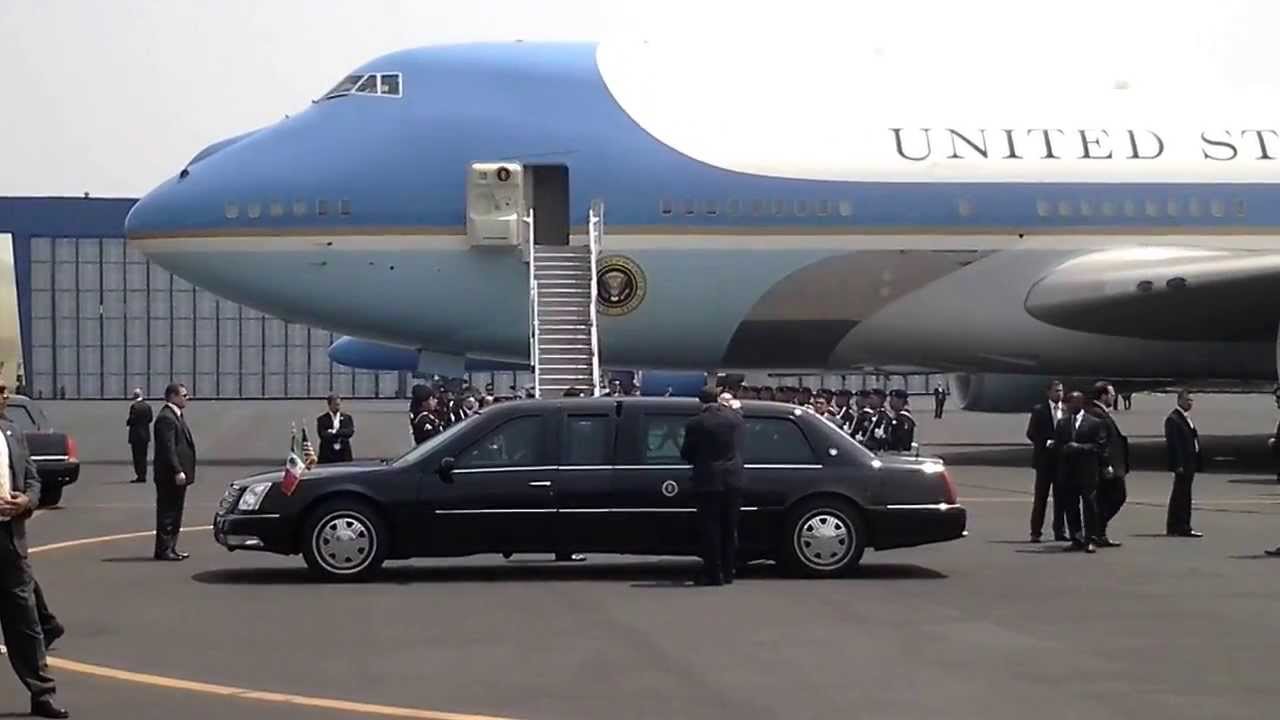 Air Force One Security U.S. President Obama two day visit to Mexico
