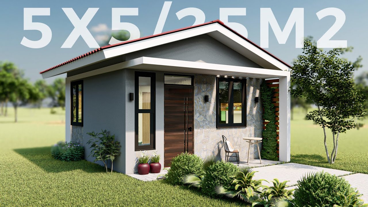 🏡🤷‍♀️ Сможете ли вы жить в доме 5х5 метров? Знай этот маленький, но красивый дом 😍