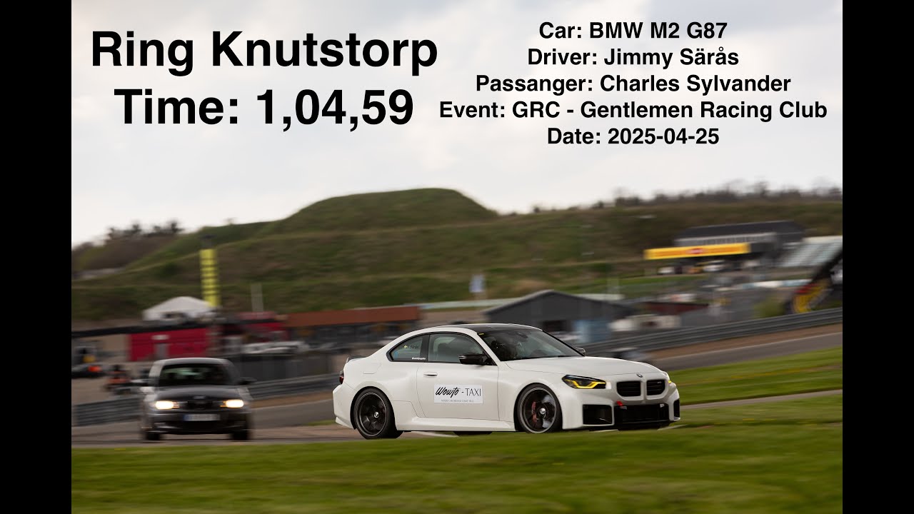 Ring Knutstorp lap time 1,04,59 BMW M2 G87 -24