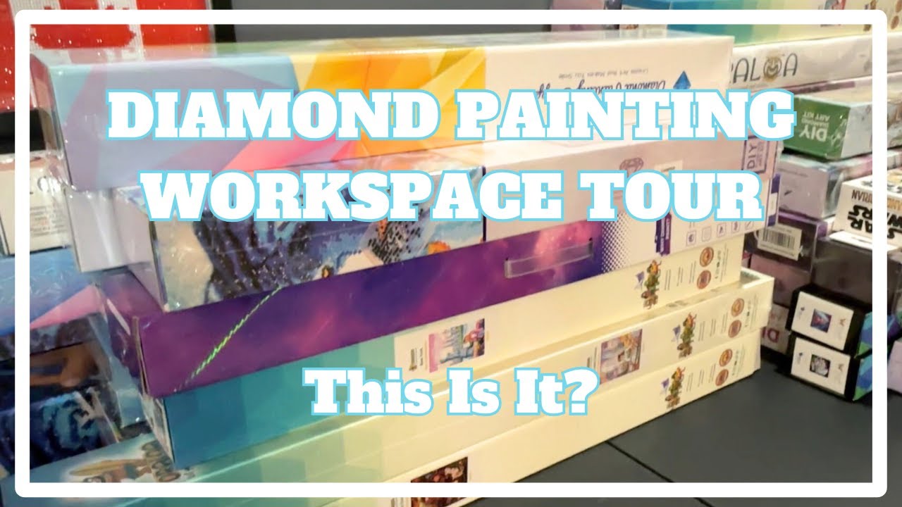I Need Your Help!! | Diamond Painting Workspace Tour