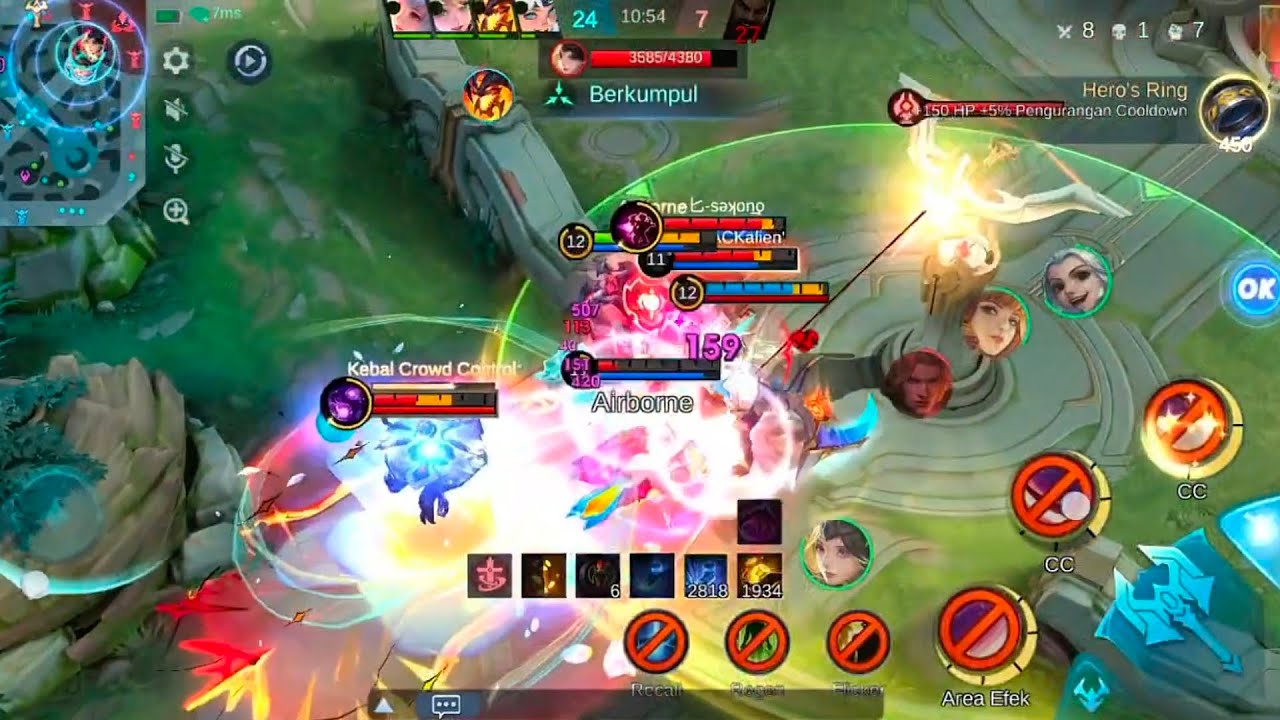 Di gank pun ga kalah malah lawan yang rata | ruby roam 