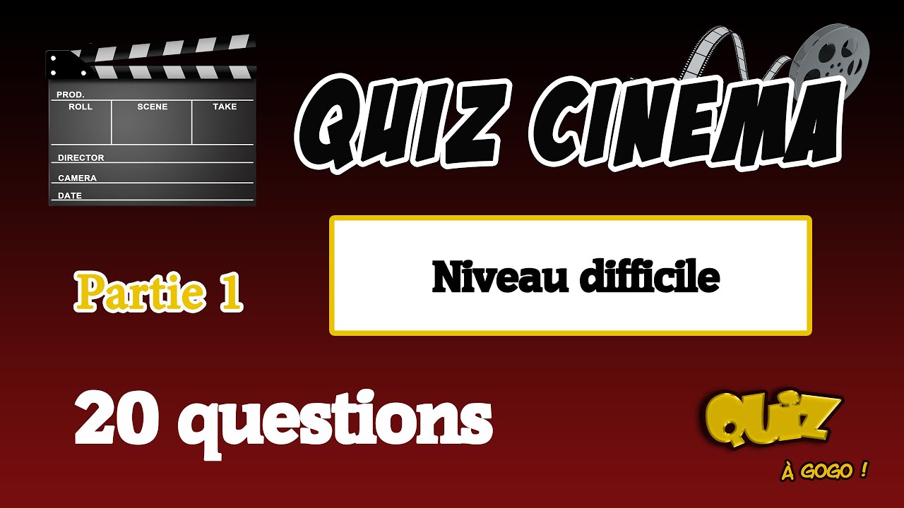 🎬 QUIZ CINEMA 🎥 Niveau difficile part 1