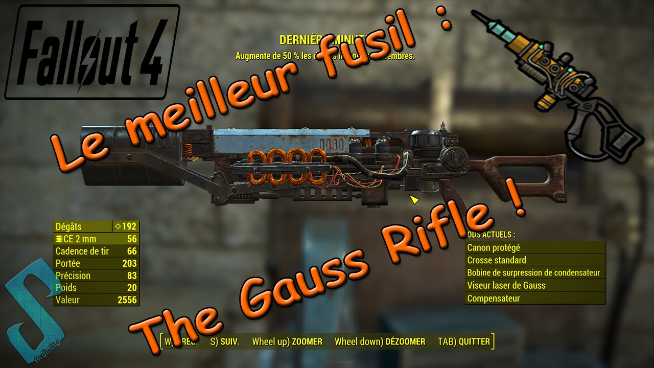 Fallout 4 : Le fusil le plus puissant : The Gauss Rifle [Arme légendaire]