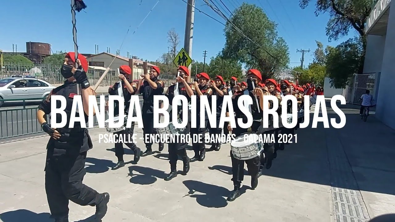 Banda Boinas Rojas - Pasacalle Encuentro de Bandas Calama 2021