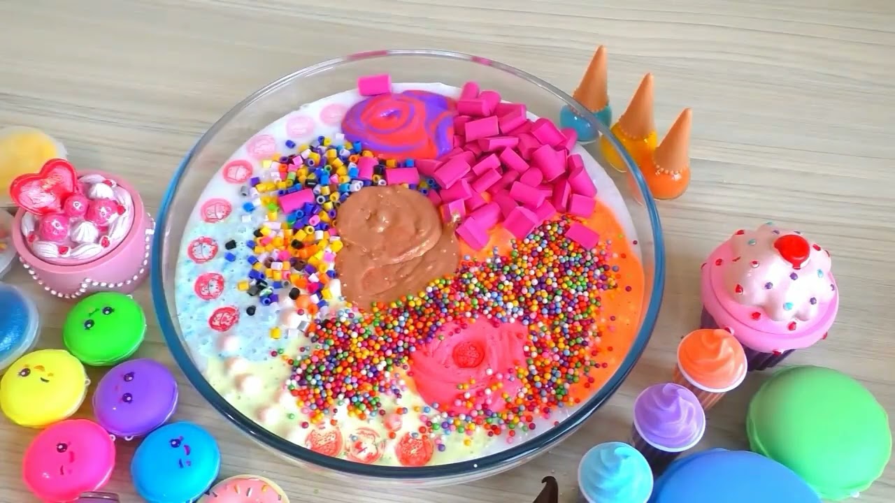Mixing Random Things To Slime | Satisfied Slime Mixing Video 