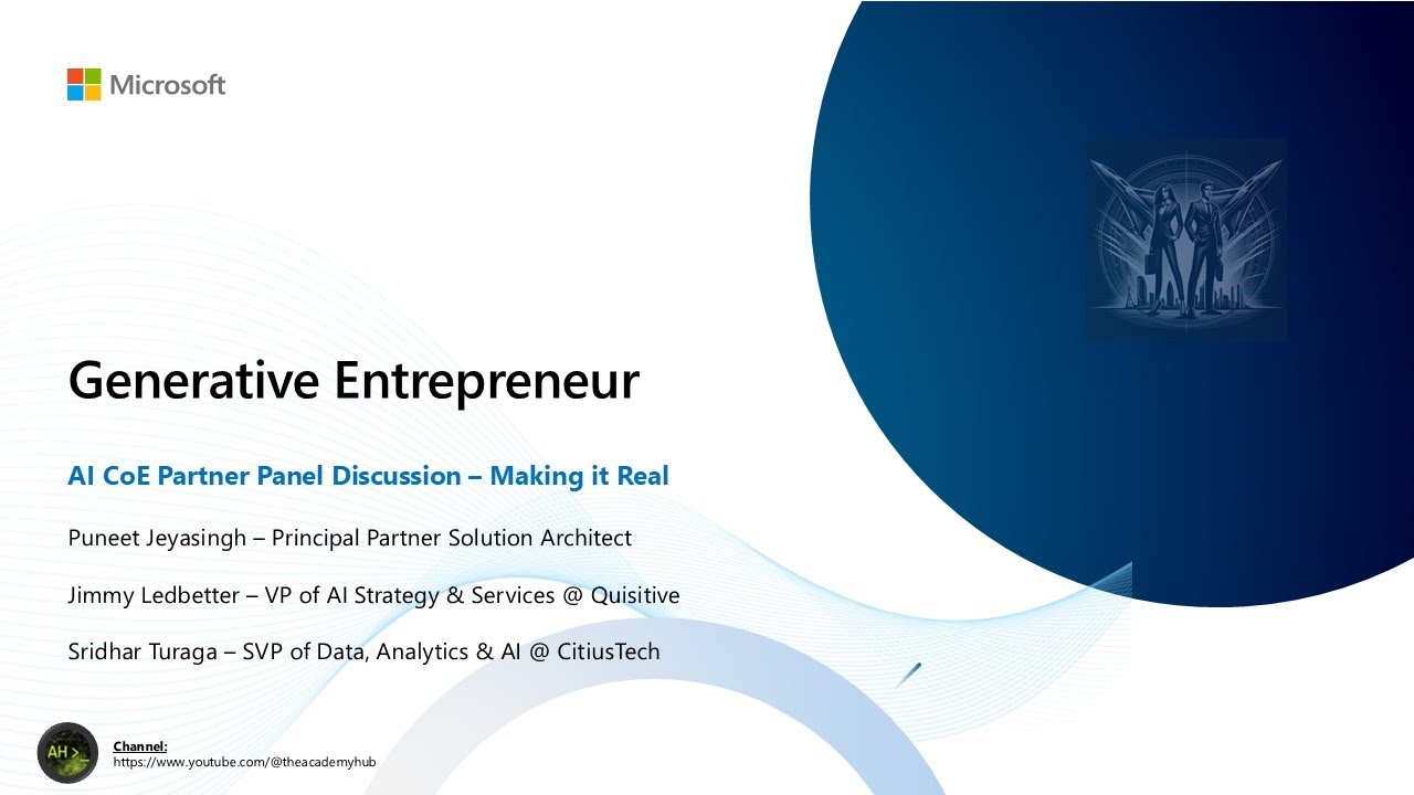 AI CoE Partner Panel Discussion - Making it Real