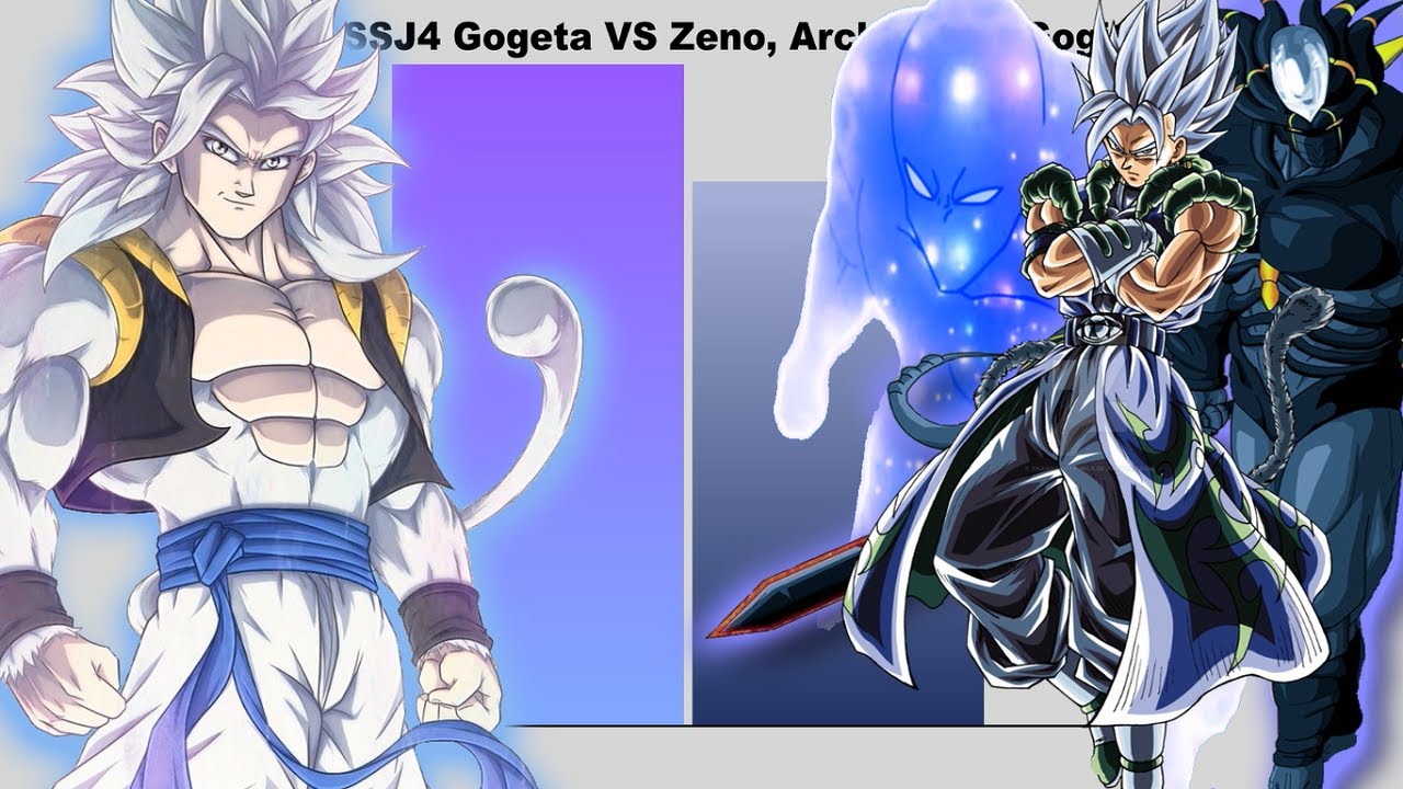 MUI SSJ4 Gogeta VS Zeno, Archon and Gogito - Power Levels