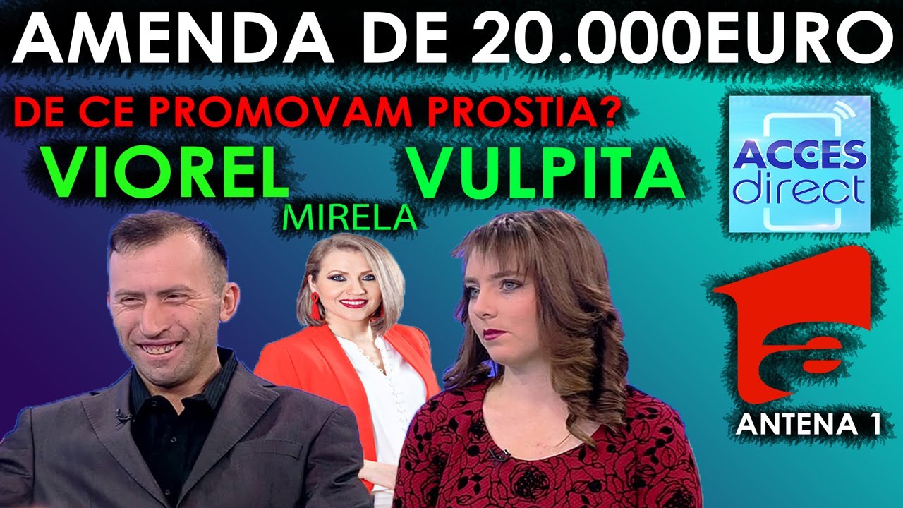De ce promovam PROSTIA? (VULPIȚA si VIOREL)