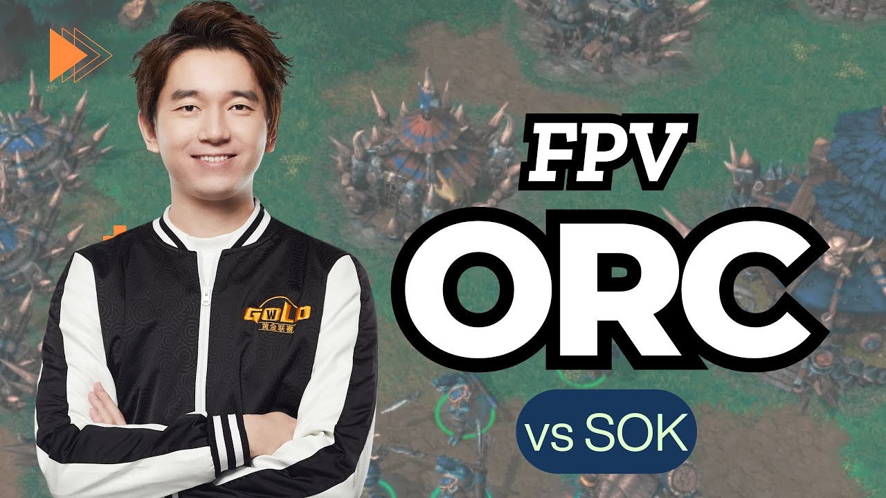Lyn FPVOD against SOK - Warcraft 3 First Person VOD - Dolphin League.