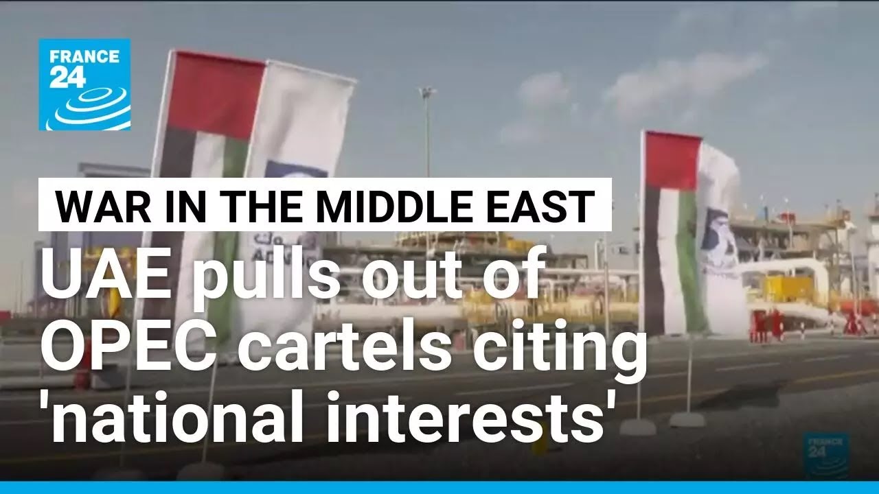 UAE pulls out of OPEC oil cartels citing 'national interests' &bull; FRANCE 24 English
