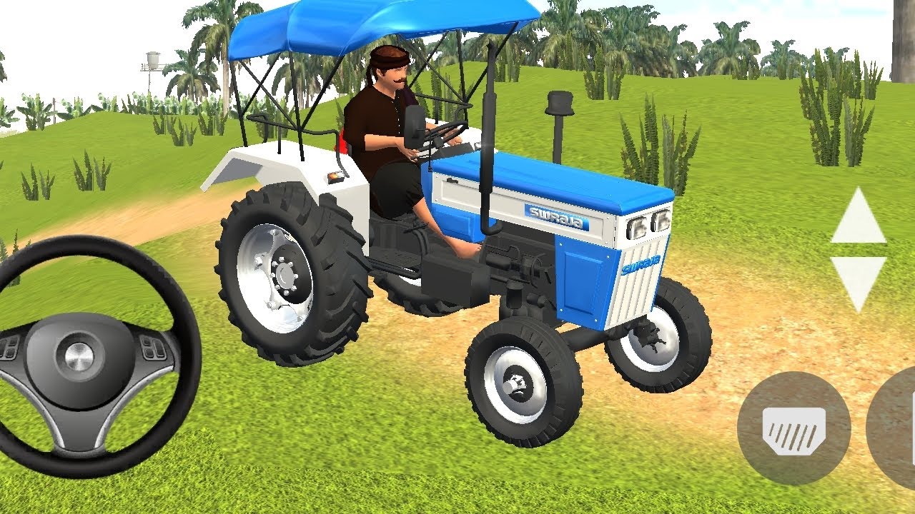 TRANSPORTING tractor driving 3d Swaraj Tractor Offroding#fs22#gta5#gtavAndroid gameplay