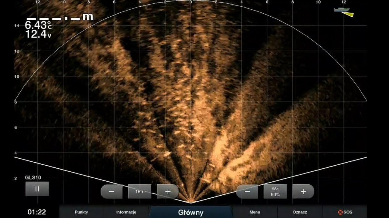 Ławica dużych leszczy / Shoal of huge bream- river Thames / Panoptix LVS32 with GPSMAP 8410xsv