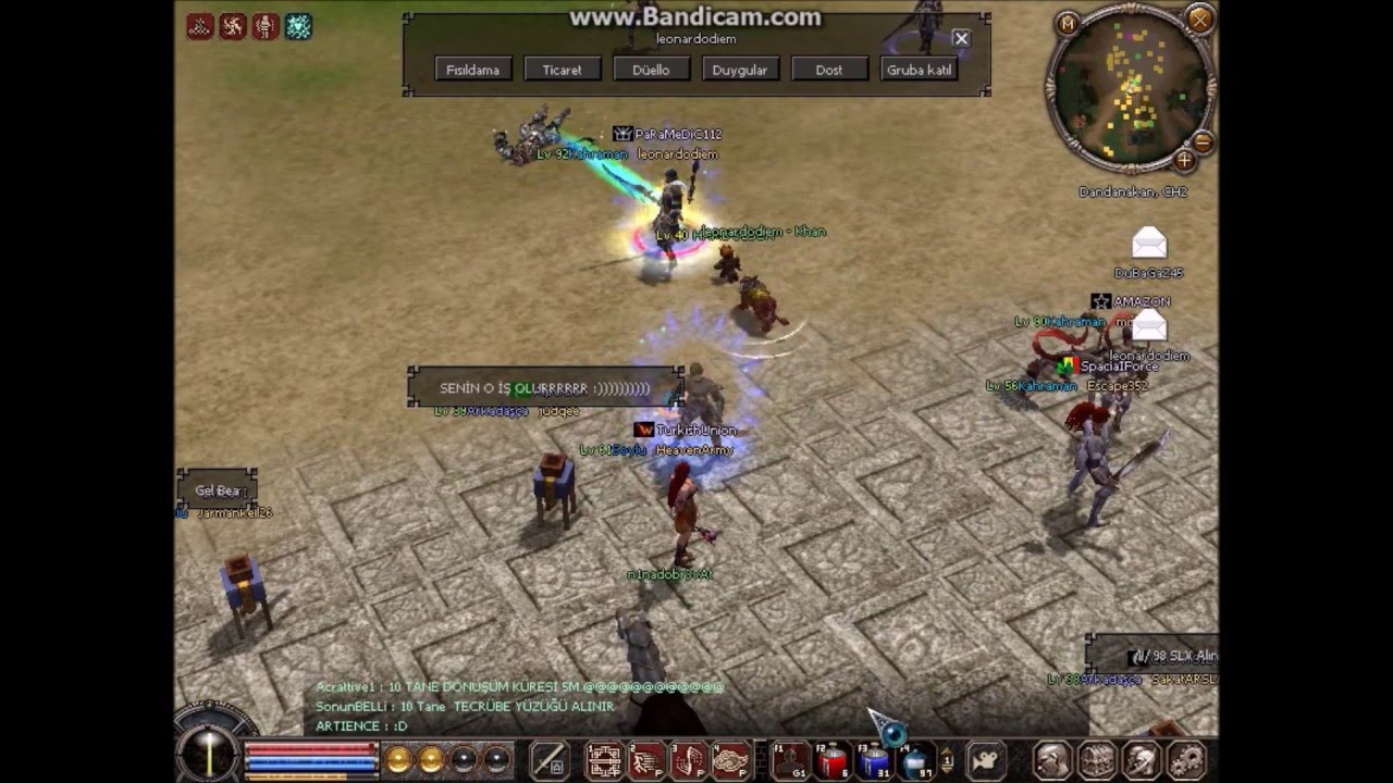 Metin2 Dandanakan RockenRoLL Vs Leonardodiem ve Adamları [HD] 2016