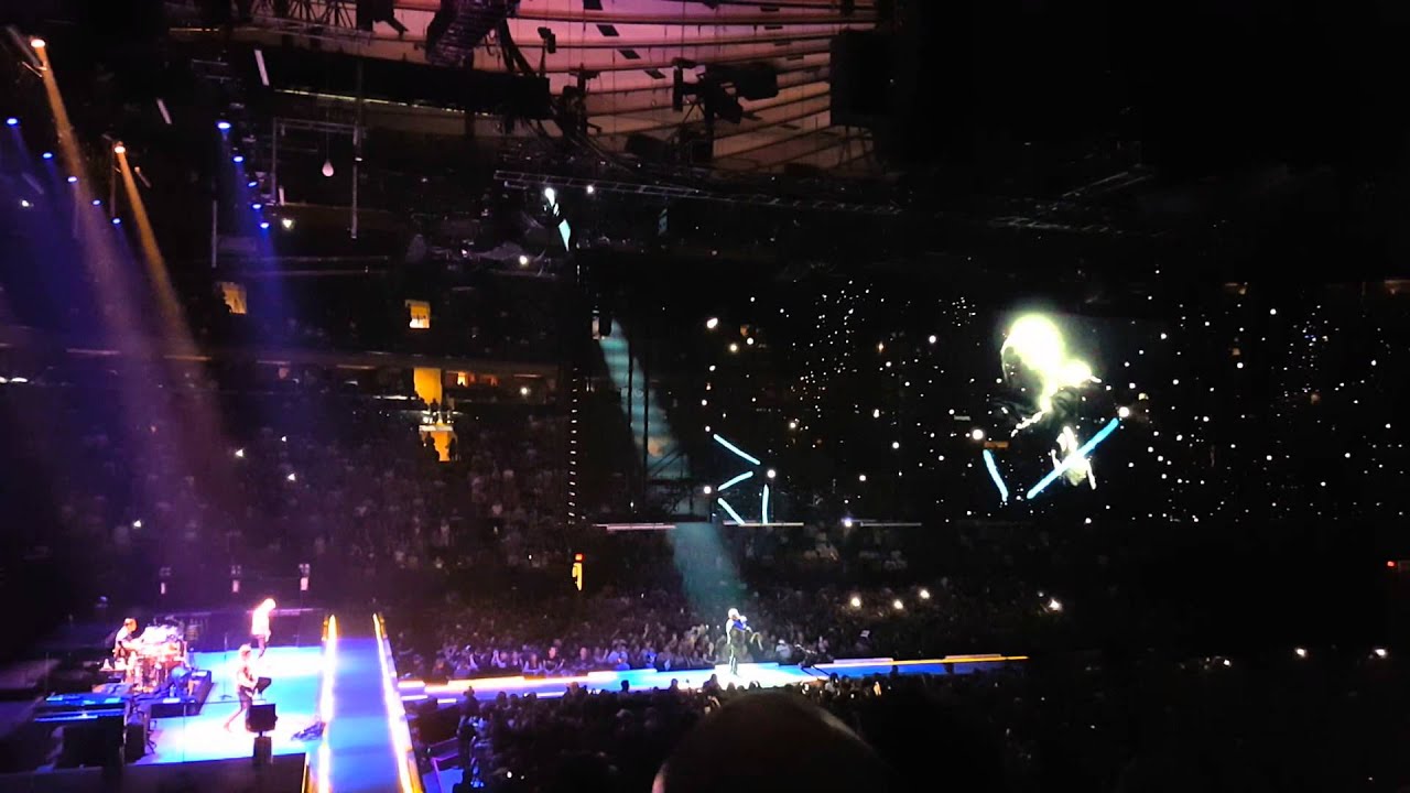 U2 - Iris I stage footage from July 31, 2015 NYC