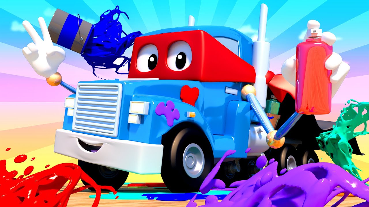 The Graffiti Truck - Carl the Super Truck - Car City ! Cars and Trucks Cartoon for kids