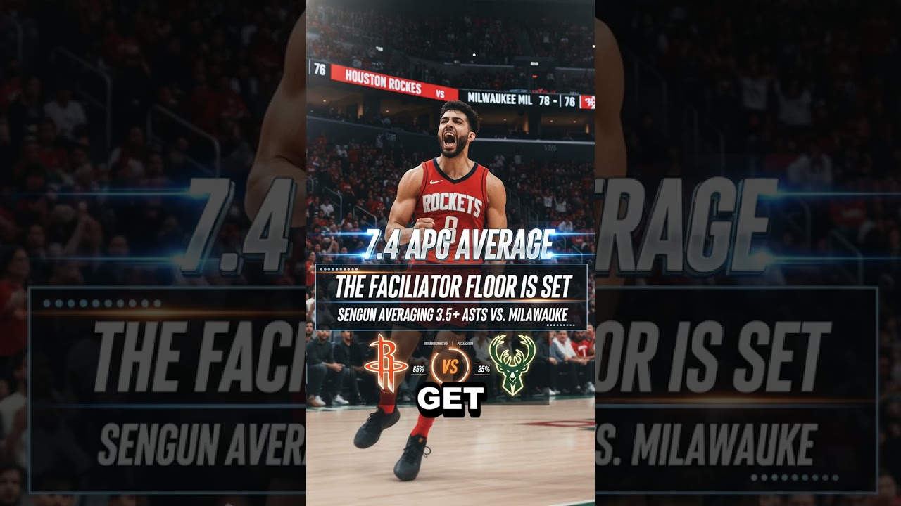 Alperen Sengun | Houston Rockets vs Milwaukee Bucks