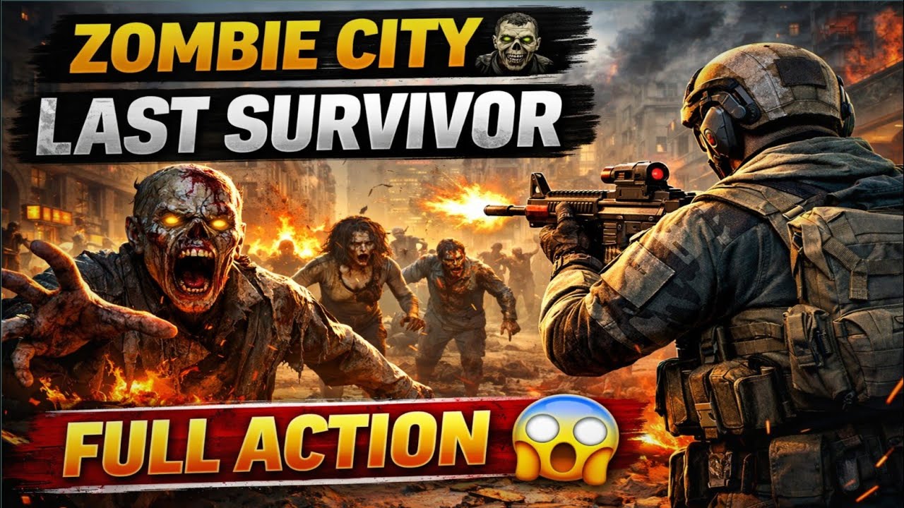 OPS STRIKE Zombie City Survival 🧟‍♂️ | Intense Solo Gameplay & Full Action