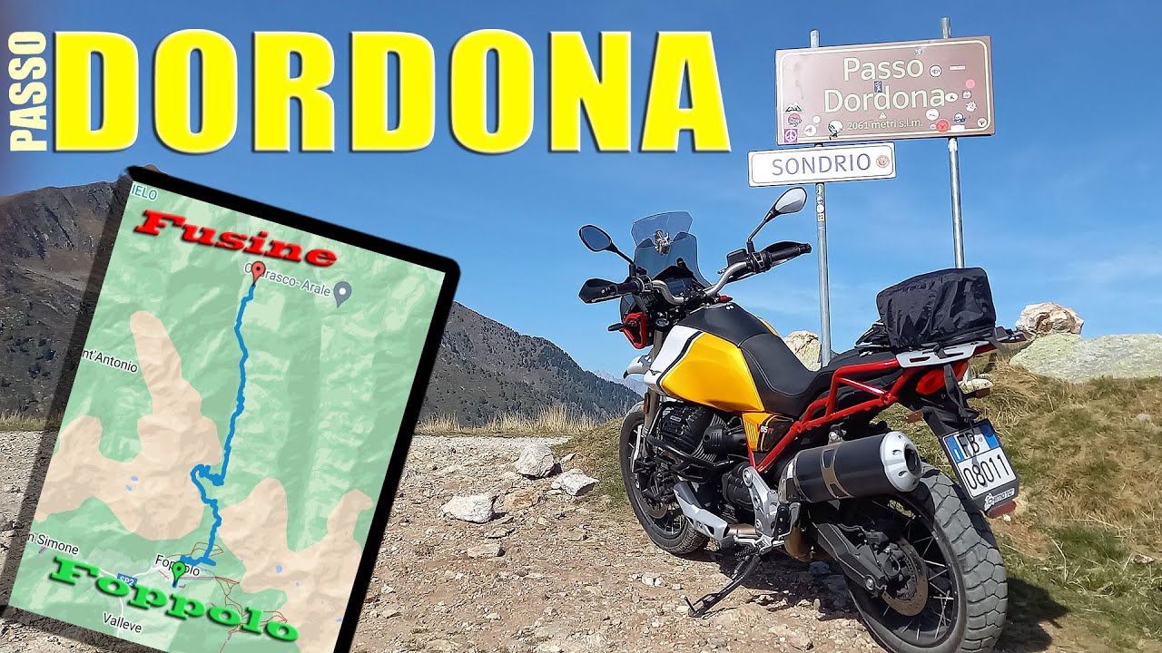 2 Pippe sul Passo DORDONA, Moto Guzzi v85tt, YamahaT7