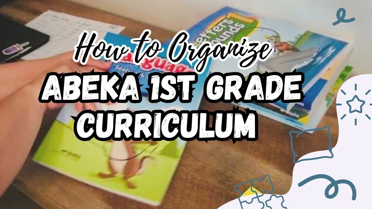 How to ORGANIZE ABEKA 1st Grade Homeschool Curriculum | Homeschool Organization