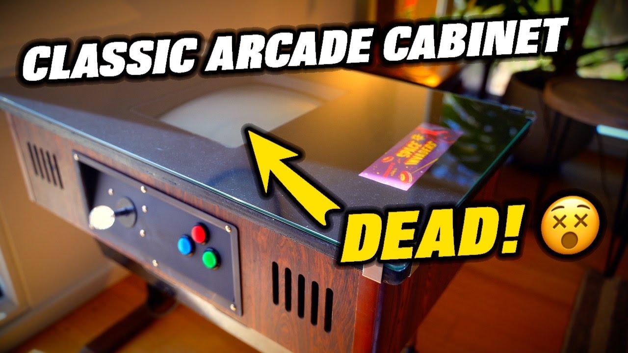 Classic Cocktail Arcade Cabinet - Screen repair and upgrades