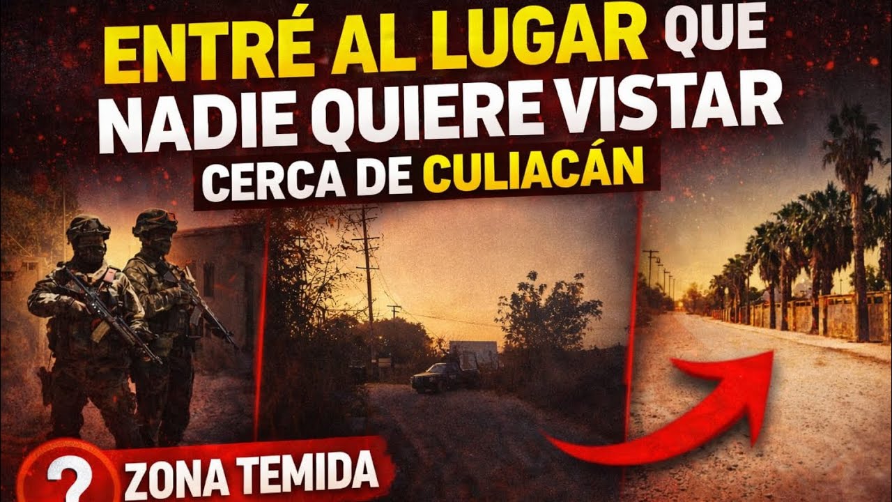 Zona olvidada y peligrosa de Culiacán… pocos se atreven a entrar 😰