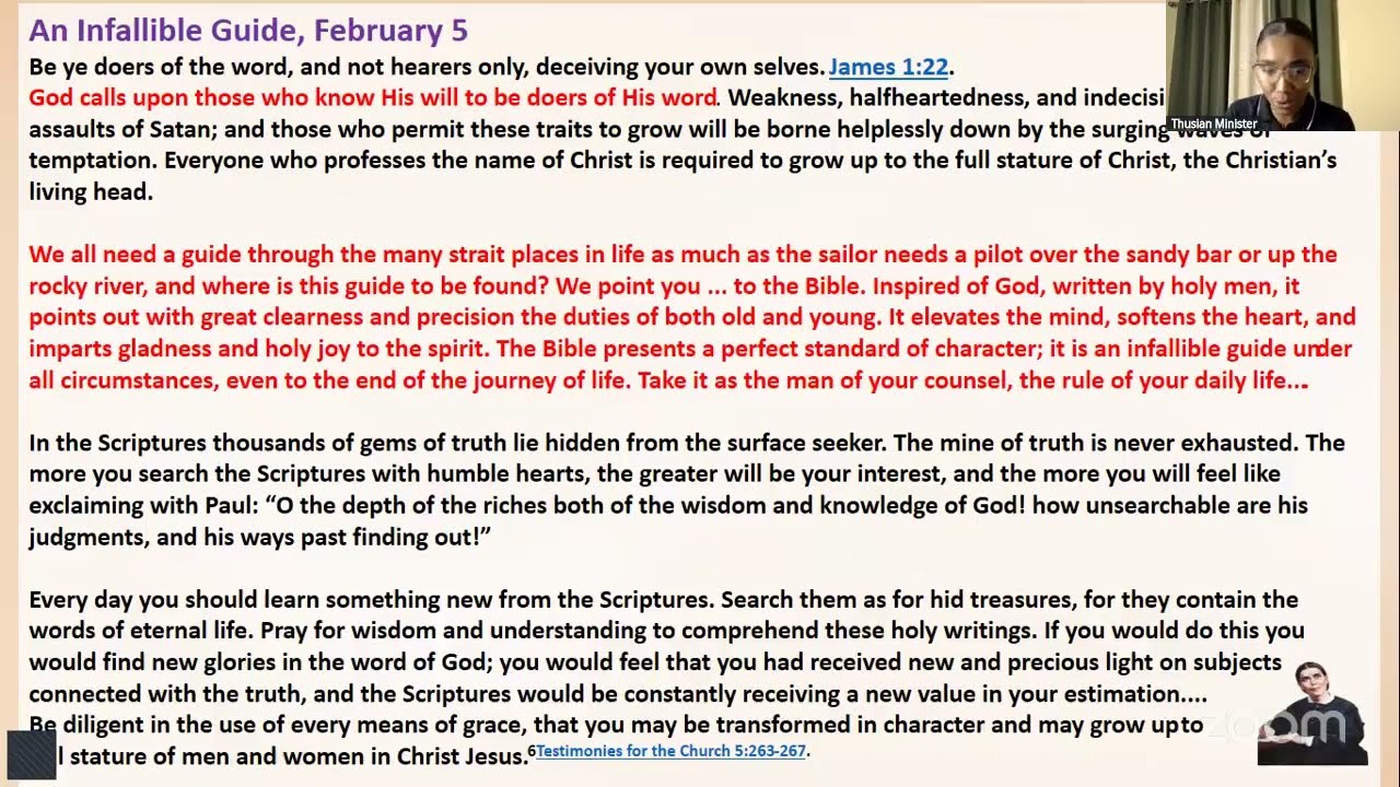 Maranatha-An Infallible Guide