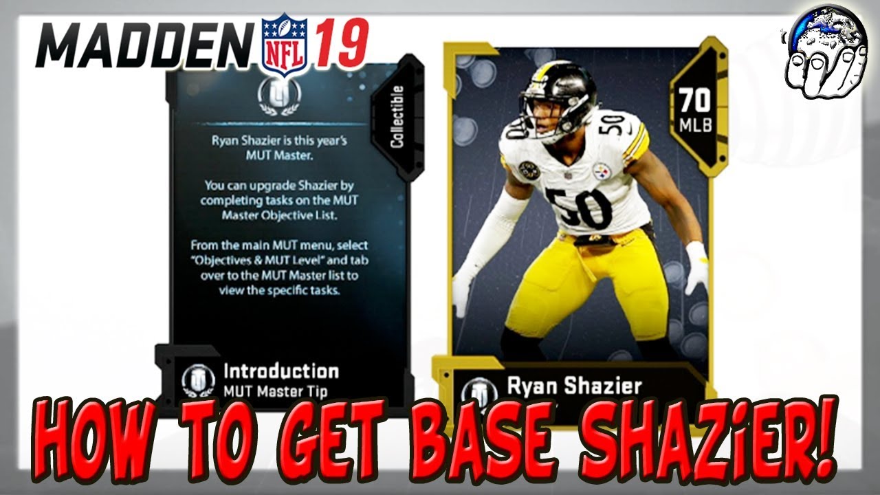 How to get the base Ryan Shazier MUT Master Item | Madden NFL 19 Gameplay Tips