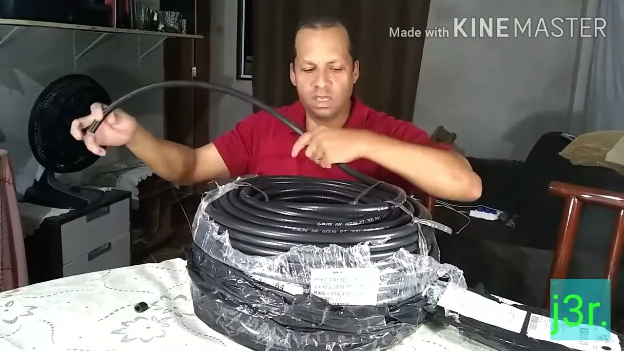 225j3r. Review da compra da mangueira para compressor de ar e água