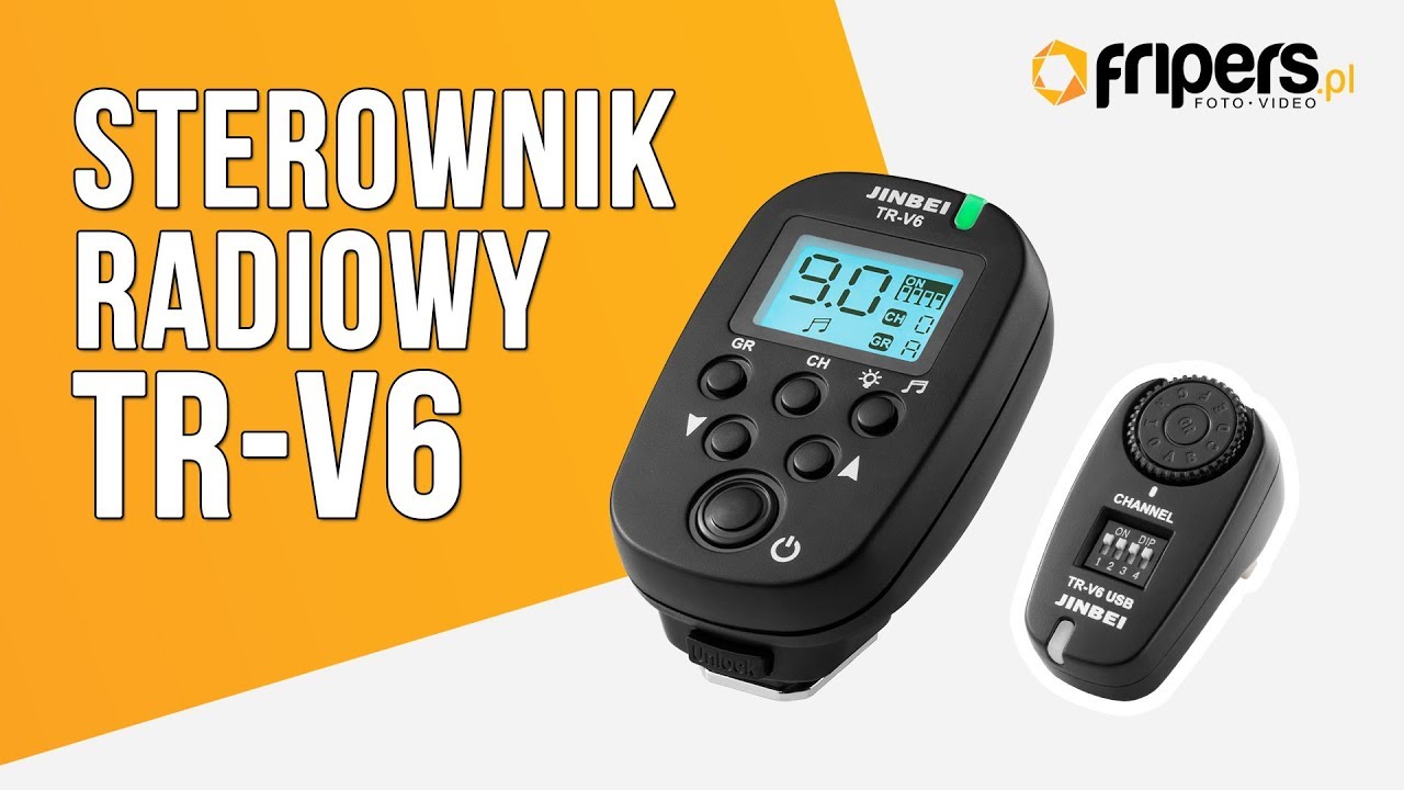 Zdalne sterowanie / wyzwalanie lamp czyli sterownik Jinbei TR-V6