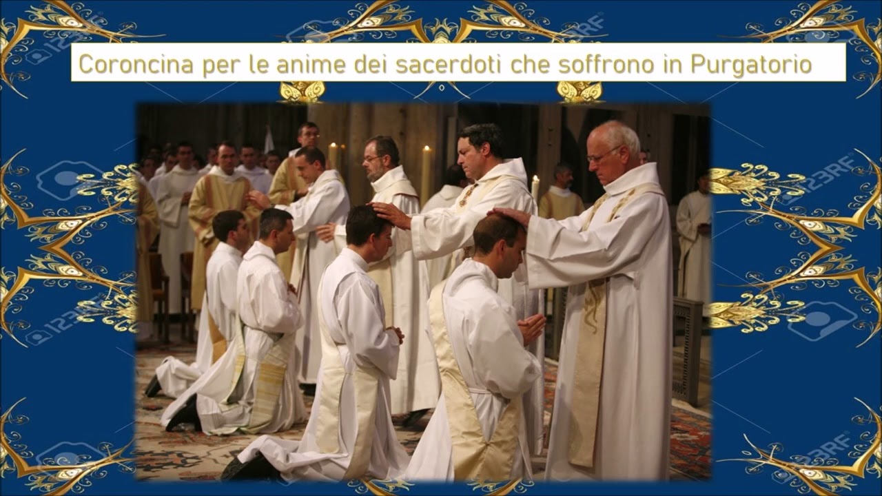 Coroncina per le anime dei sacerdoti che soffrono in Purgatorio