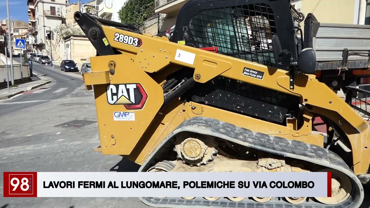 LAVORI FERMI AL LUNGOMARE, CONTINUANO LE POLEMICHE SU VIA COLOMBO