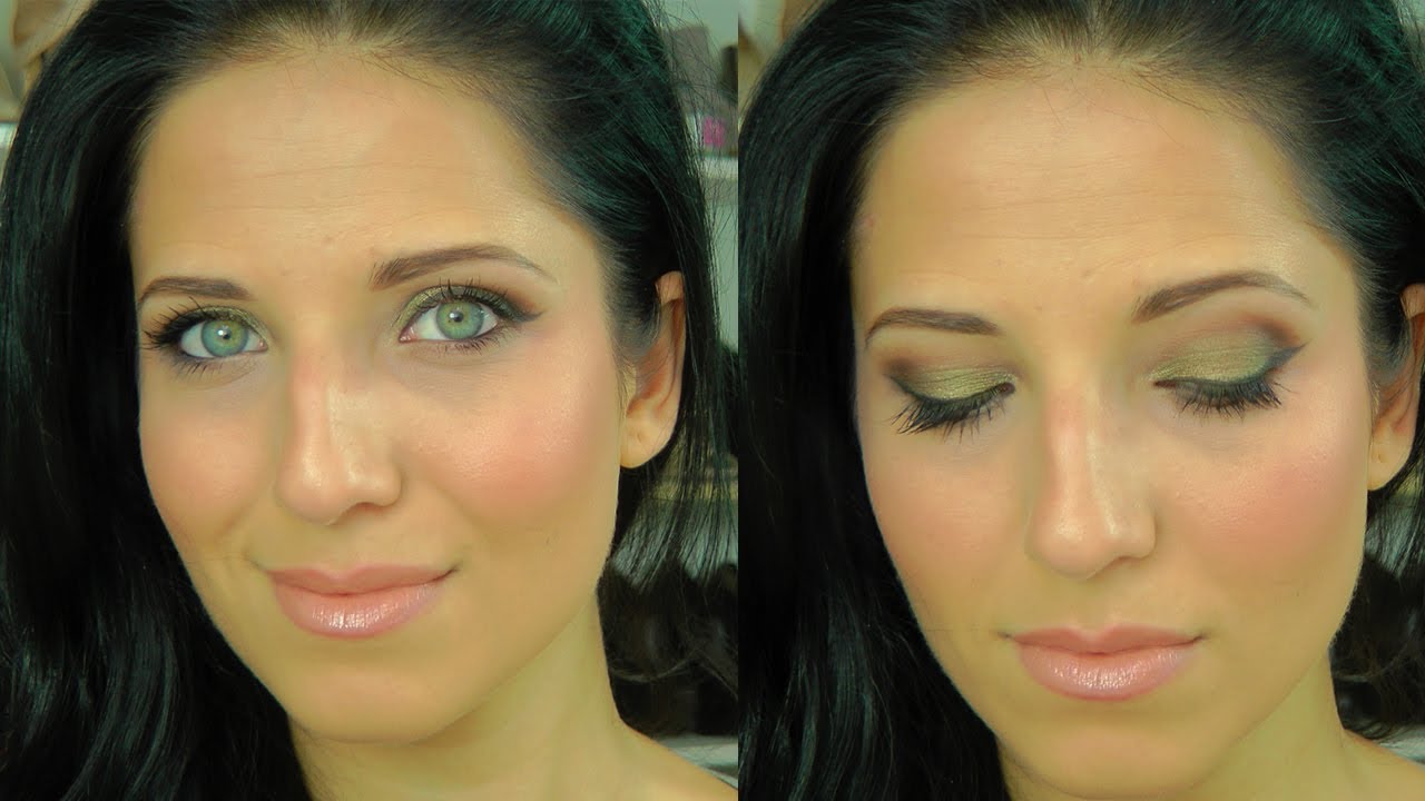 Olive Green Smokey Eye | Makeup Tutorial | Vitale Style with Laura Vitale